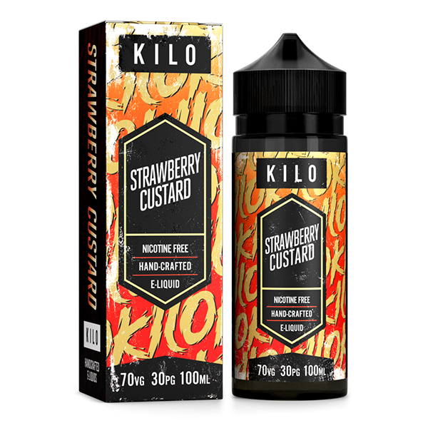 Kilo New Series: Strawberry Custard 0mg 100ml Shor...