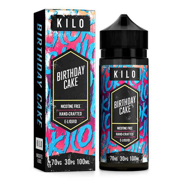 Kilo New Series: Birthday Cake 0mg 100ml Short Fil...