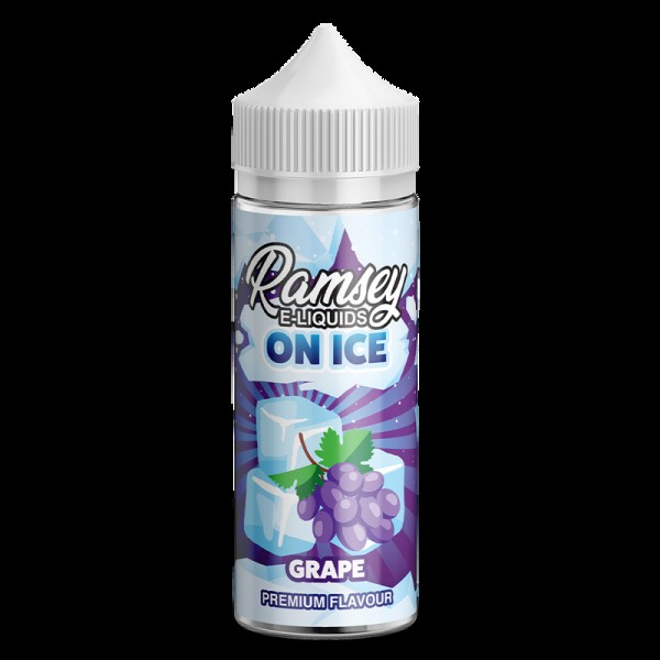 Ramsey E-Liquids On Ice Grape 0mg 100ml Short Fill...