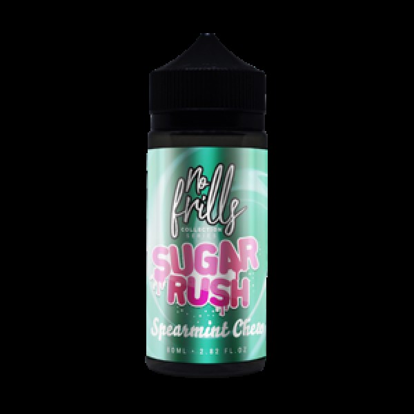 No Frills Sugar Rush: Spearmint Chew 80ml Short Fi...