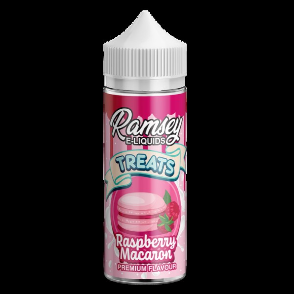 Ramsey E-Liquids Treats Raspberry Macaroon 0mg 100...