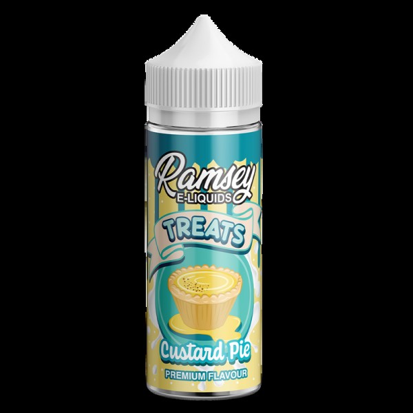 Ramsey E-Liquids Treats Custard Pie 0mg 100ml Shor...