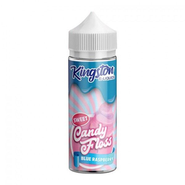 Kingston Sweet Candy Floss: Blue Raspberry 0mg 100ml Short Fill E-Liquid