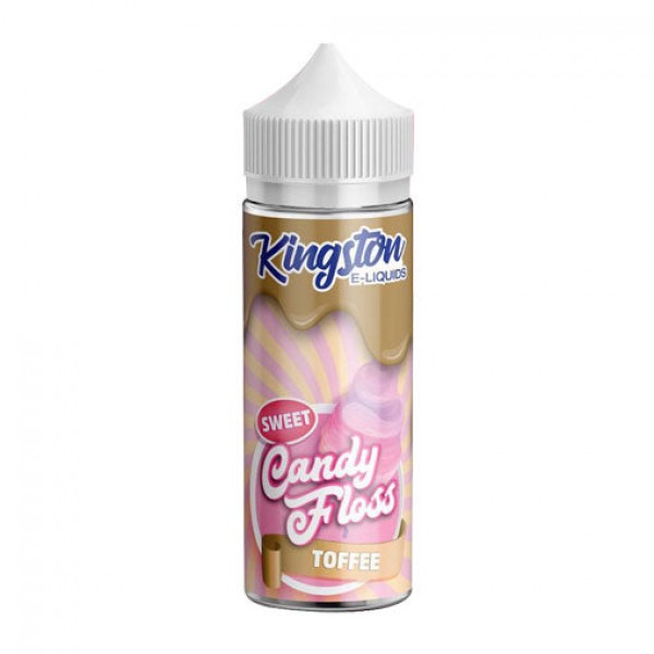 Kingston Sweet Candy Floss: Toffee 0mg 100ml Short...