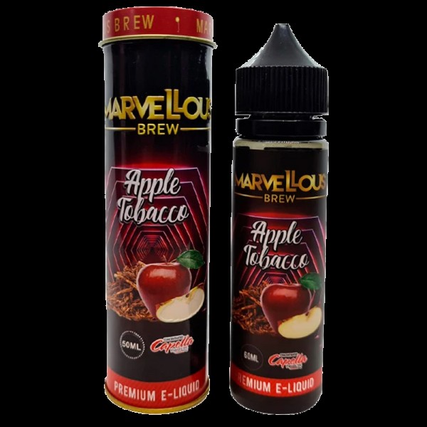 Marvellous Brew Apple Tobacco 0mg 50ml Short Fill ...