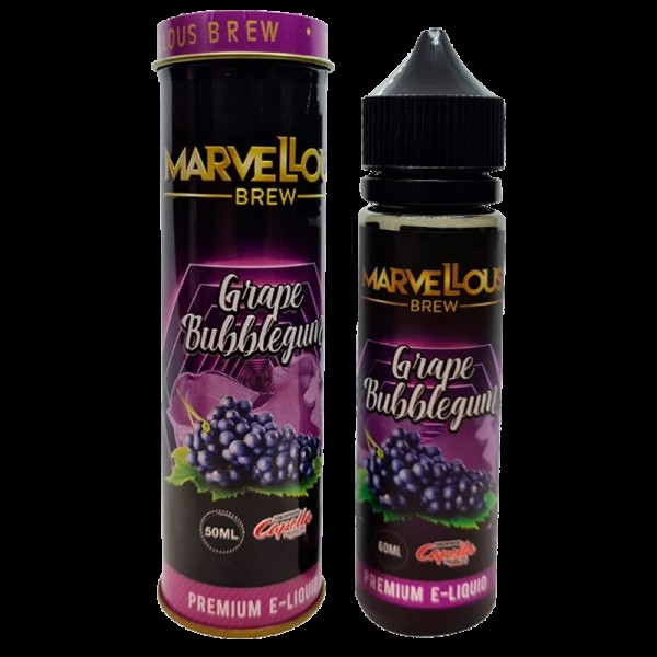 Marvellous Brew Grape Bubblegum 0mg 50ml Short Fill E-Liquid