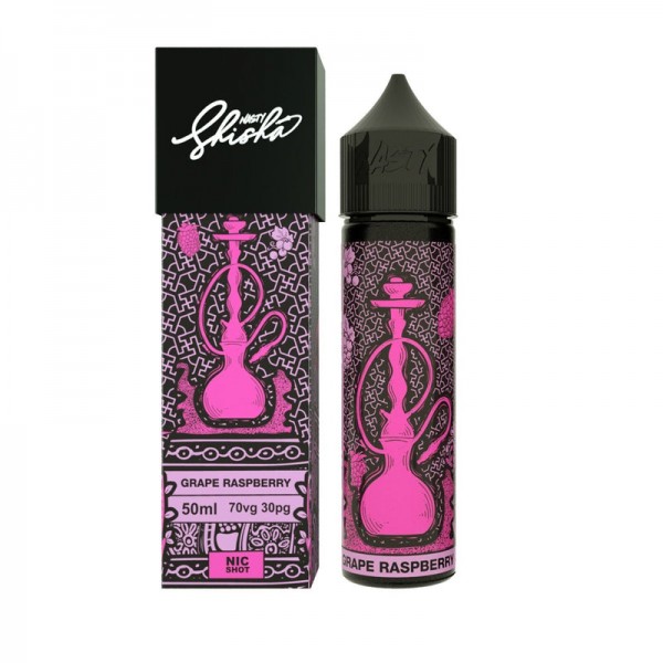 Nasty Juice Nasty Shisha: Grape Raspberry 50ml Short Fill