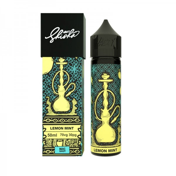 Nasty Juice Nasty Shisha: Lemon Mint 50ml Short Fill