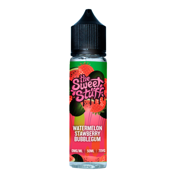 The Sweet Stuff Watermelon & Strawberry Bubblegum 50ml Short Fill