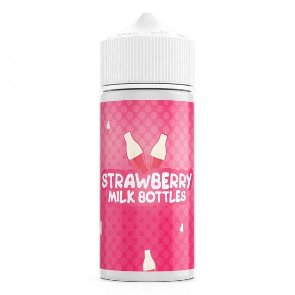 Strawberry Milk Bottles 0mg 100ml Short Fill E-Liq...