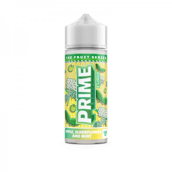 Prime E-Liquids Apple Elderflower & Mint 0mg 100ml Short Fill E-Liquid