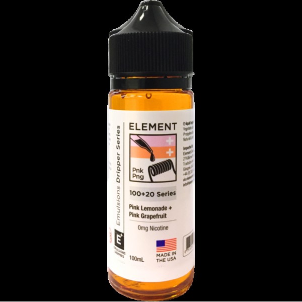 Element Emulsion: Pink Lemonade & Pink Grapefruit 0mg 100ml Short Fill E-liquid