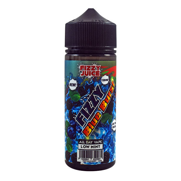 Fizzy Juice Blue Burst 0mg 100ml Short Fill E-Liqu...