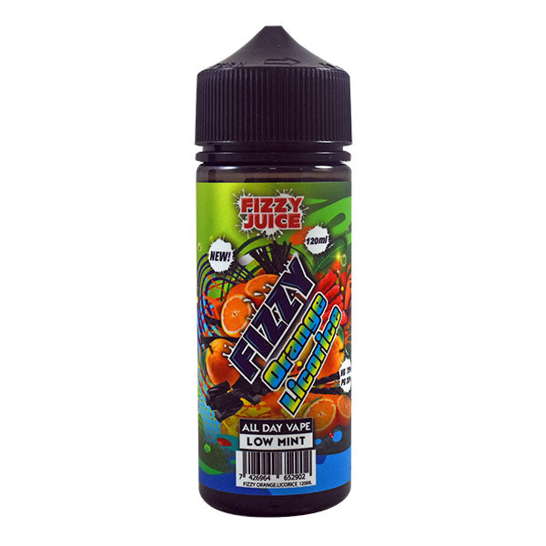 Fizzy Juice Orange Licorice 0mg 100ml Short Fill E...