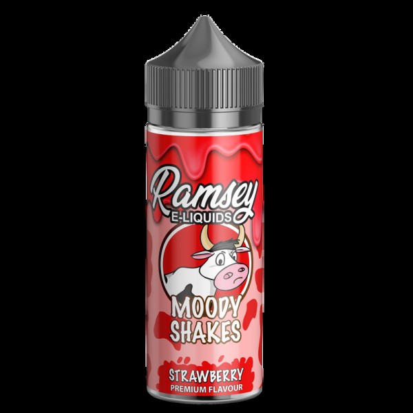 Ramsey E-Liquids Moody Shakes Strawberry 0mg 100ml...