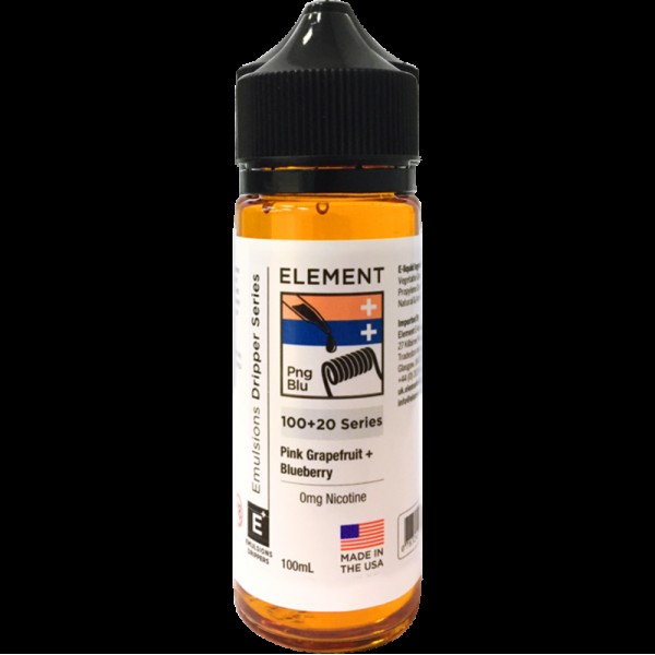 Element Emulsion: Pink Grapefruit & Blueberry 0mg 100ml Short Fill E-liquid