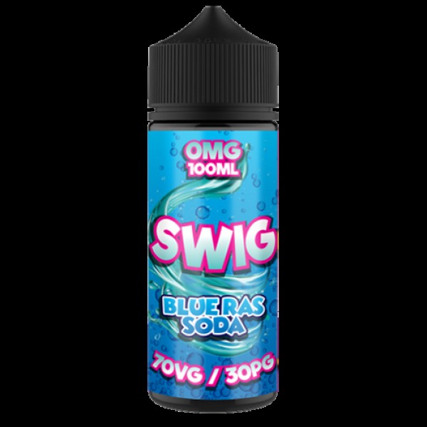 Swig Blue Ras Soda E-Liquid 100ml Short Fill Out O...