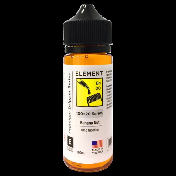 Element Banana Nut E-liquid 100ml Short Fill