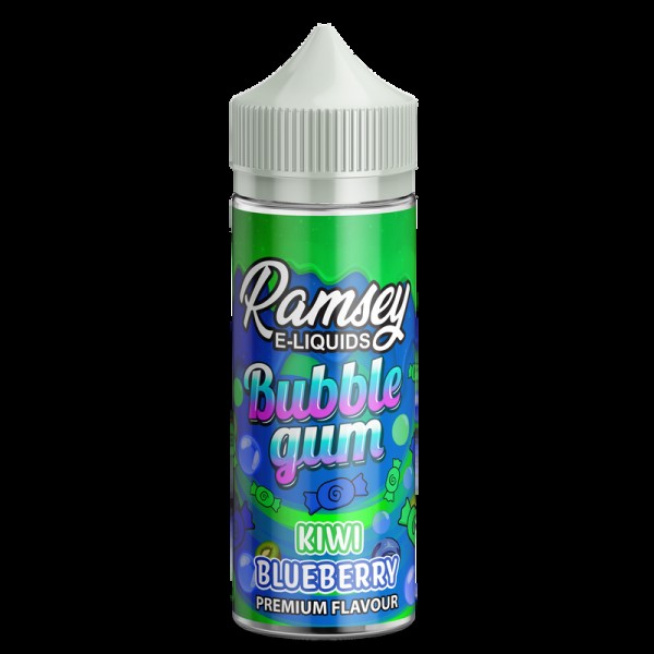 Ramsey E-Liquids Bubblegum Kiwi Blueberry 0mg 100m...