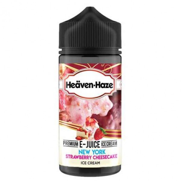 Heaven Haze New York Strawberry Cheesecake 0mg 100ml Short Fill E-Liquid