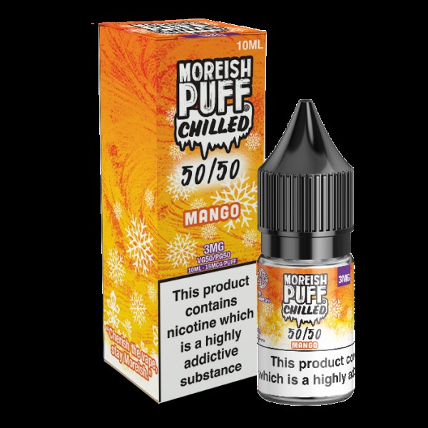 Moreish Puff Chilled 50/50: Mango Chilled 10ml E-Liquid