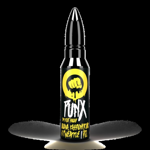 Riot Squad Punx: Guava Passionfruit & Pineapple 0mg 50ml Short Fill E-Liquid