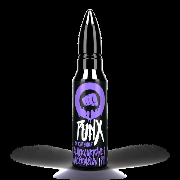 Riot Squad Punx: Blackcurrant & Watermelon 0mg 50ml Short Fill E-Liquid