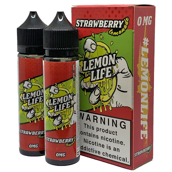 Lemon Life Strawberry Lemonade E-liquid 2 X 50ml S...