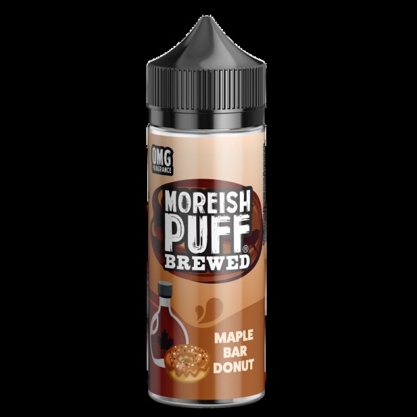 Moreish Puff Brewed Maple Bar Donut 0mg 100ml Short Fill E-Liquid