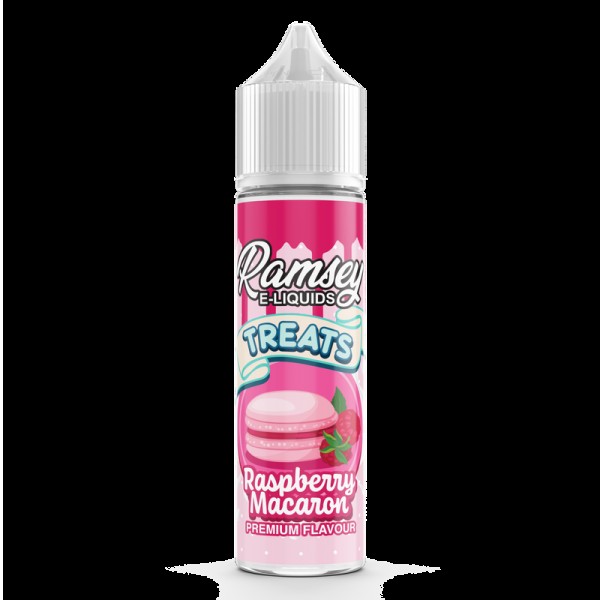 Ramsey E-Liquids Treats Raspberry Macaroon 0mg 50m...