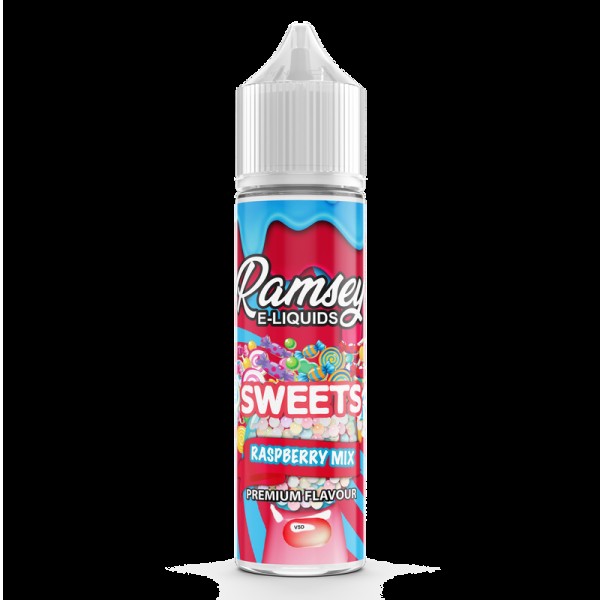 Ramsey E-Liquids Sweets: Raspberry Mix 0mg 50ml Sh...