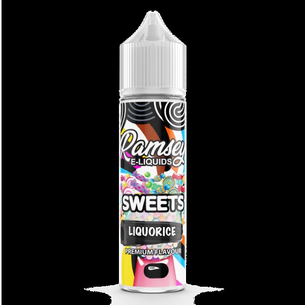 Ramsey E-Liquids Sweets: Licorice 0mg 50ml Short F...