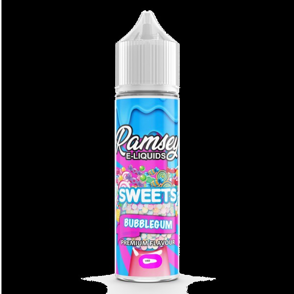 Ramsey E-Liquids Sweets: Bubblegum Sweet 0mg 50ml ...