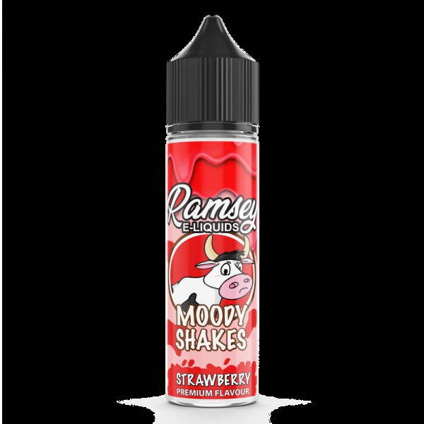 Ramsey E-Liquids Moody Shakes: Strawberry 0mg 50ml...