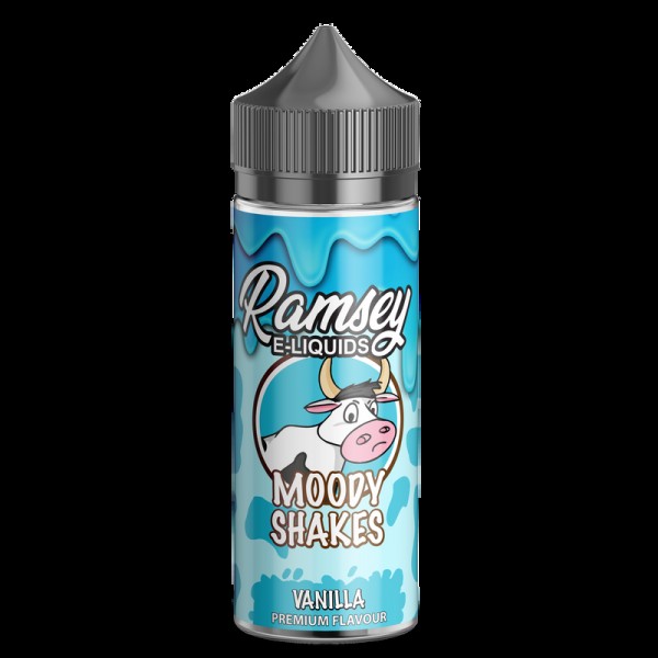 Ramsey E-Liquids Moody Shakes: Vanilla 0mg 100ml S...