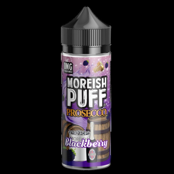 Moreish Puff Prosecco Blackberry 0mg 100ml Short F...