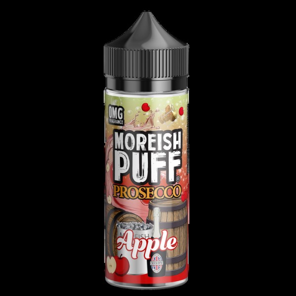 Moreish Puff Prosecco Apple 0mg 100ml Short Fill E...