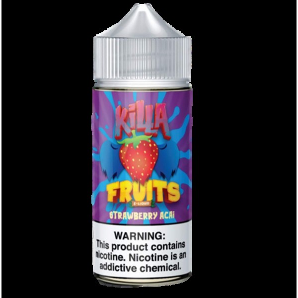 Killa Fruits Strawberry Acai E-liquid 100ml Short Fill