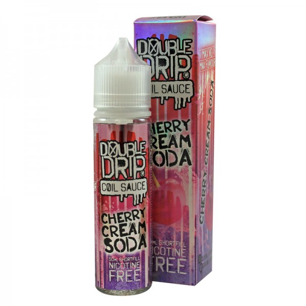 Double Drip Coil Sauce Cherry Cream Soda 0mg 50ml Short Fill E-Liquid