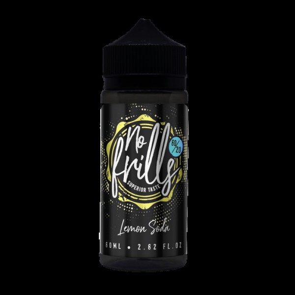 No Frills Lemon Soda E-liquid 80ml Short Fill