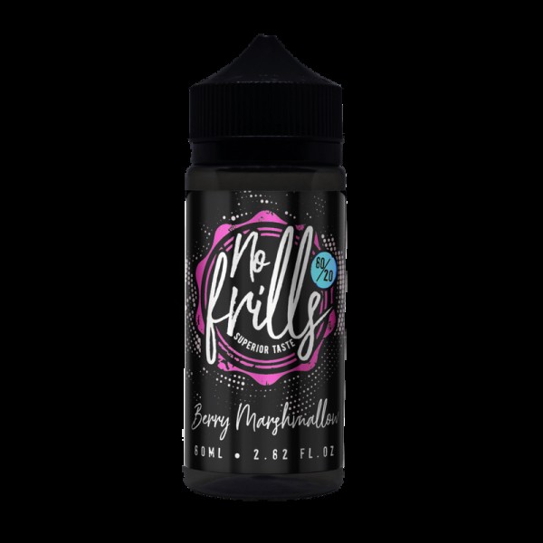 No Frills Berry Marshmallow E-liquid 80ml Short Fill