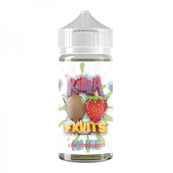 Killa Fruits Kiwi Strawberry on Ice E-liquid 100ml Short Fill