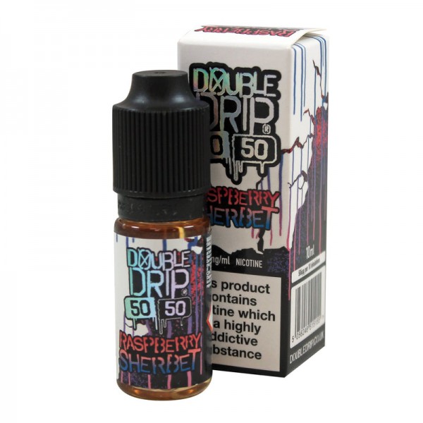 Double Drip 50:50 Raspberry Sherbet 10ml