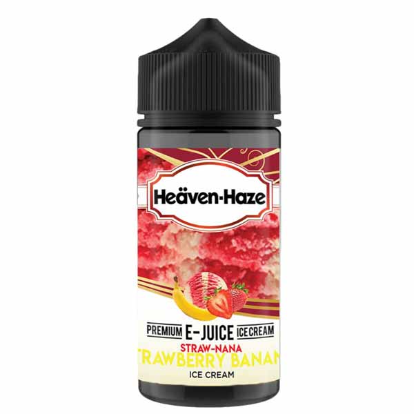 Heaven Haze Strawberry Banana 0mg 100ml Short Fill...