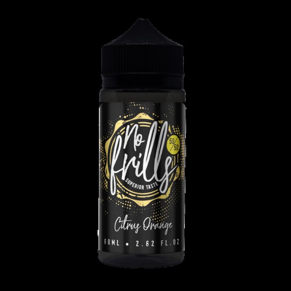 No Frills Citrus Orange E-liquid 80ml Short Fill