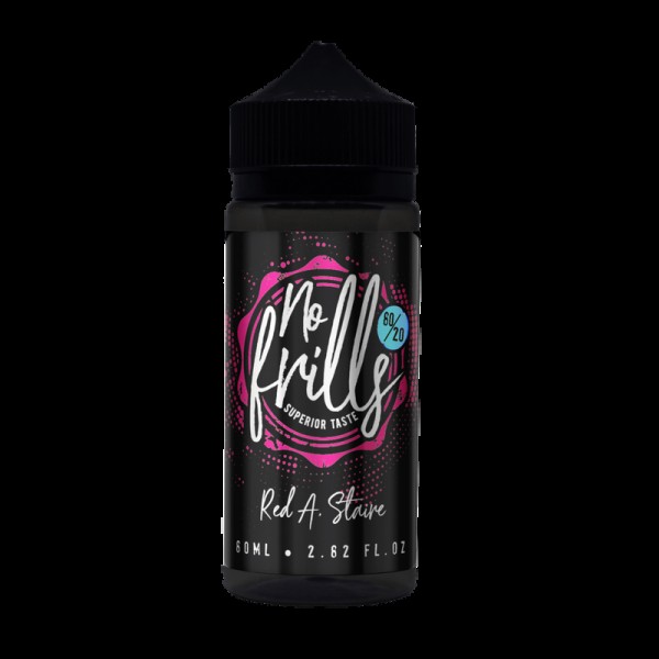 No Frills Red A.staire E-liquid 80ml Short Fill