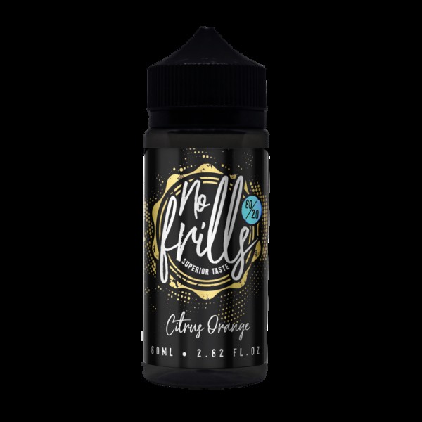 No Frills Citrus Orange E-liquid 80ml Short Fill