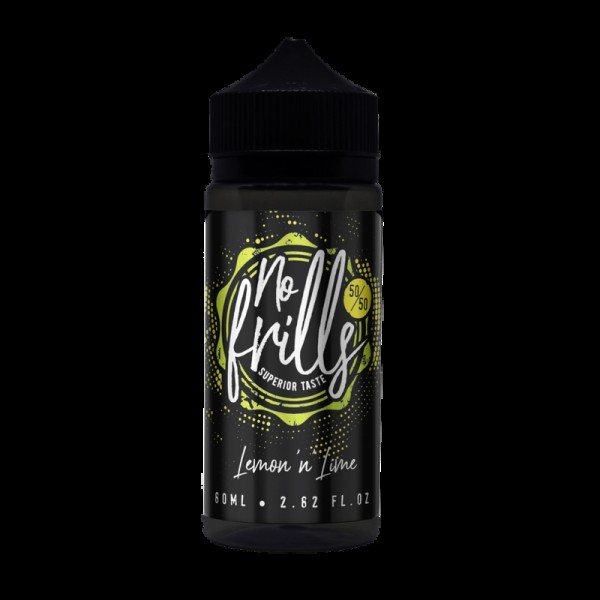 No Frills Lemon N Lime E-liquid 80ml Short Fill