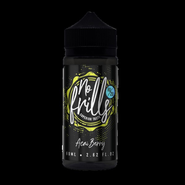 No Frills Acai Berry E-liquid 80ml Short Fill