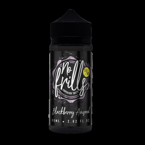 No Frills Blackberry Aniseed E-liquid 80ml Short F...